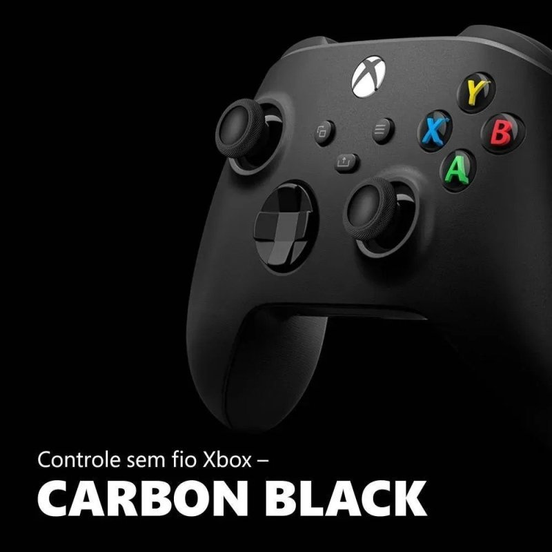 Controle Sem Fio Xbox - Carbon Black