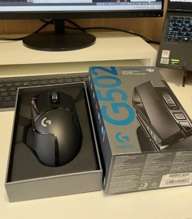 Mouse sem fio para Jogos Logitech G502 Lightspeed + Frete Grátis