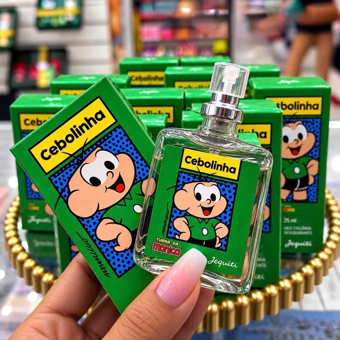 Kit com 3 Perfumes Cebolinha Jequiti 25ml + Frete Grátis