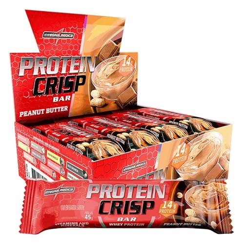 Integralmédica Whey Crisp Bar Peanut Butter 12 Unidades