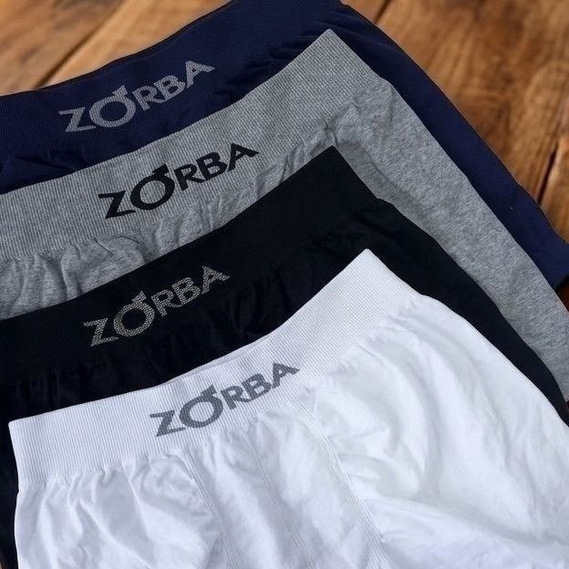 Kit com 10 Cuecas Boxer Zorba Algodão + Frete Grátis