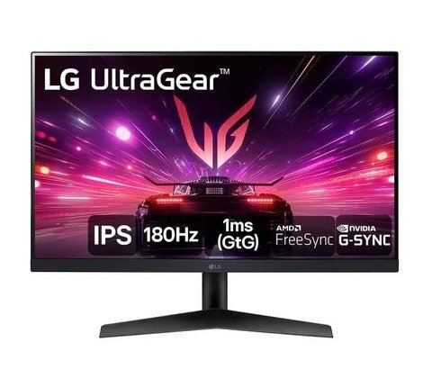 Monitor LG 24" Gamer 180Hz 1ms UltraGear 24GS60F-B