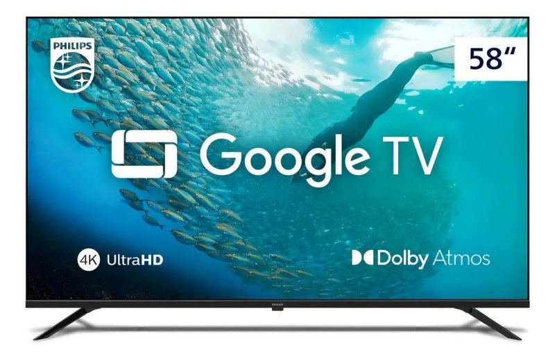 Philips Smart TV 4K UHD 58 PUG7019 - Wi-Fi Google TV