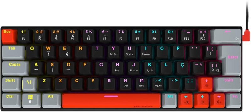 TECLADO GAMER MECANICO PCYES KUROMORI 60% - SWITCH BLUE