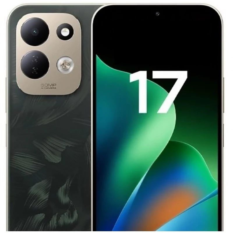 Celular Redmi 17 NFC 128GB Memória 4GB RAM Black Green Dual Global