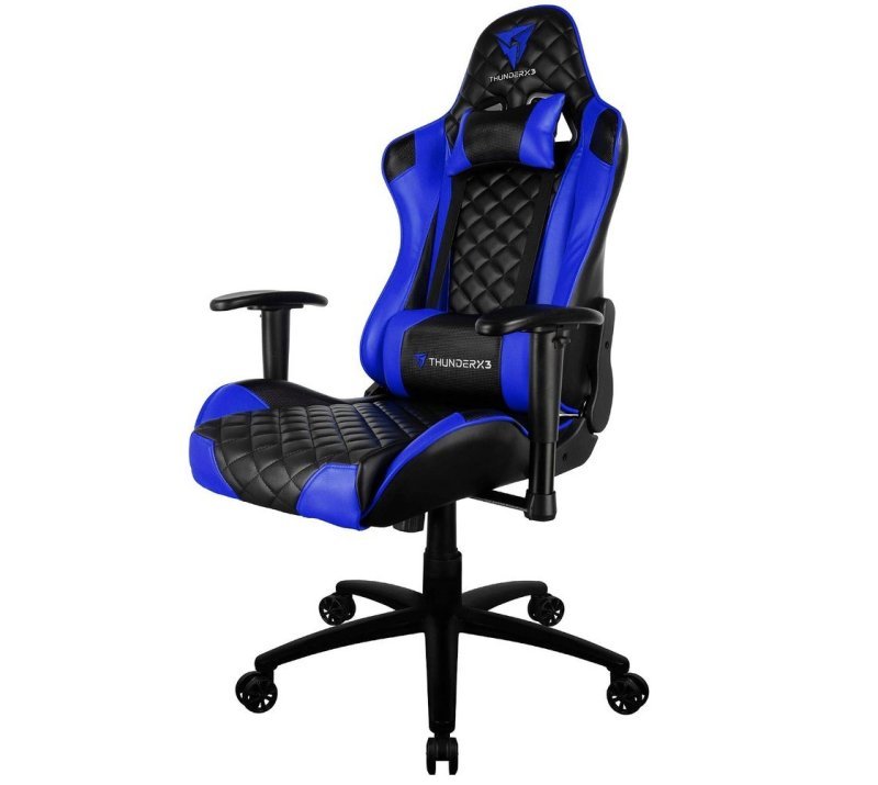 ThunderX3 Cadeira Gamer Profissional TGC12 Preta/Azul