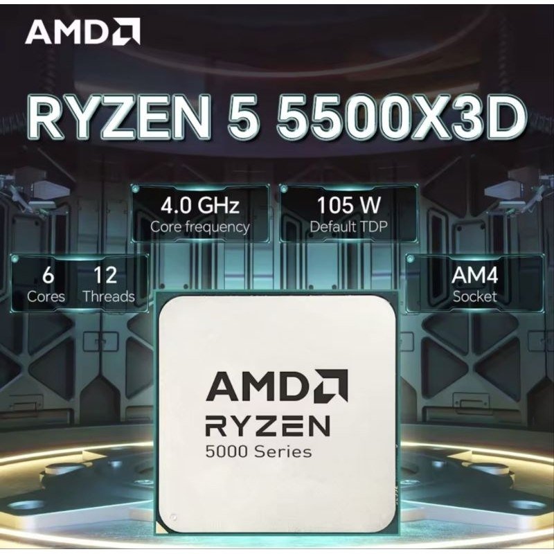 Processador Ryzen 5500X3D OEM