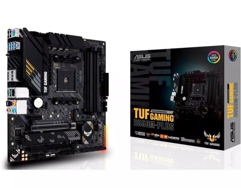 Placa-Mãe AMD AM4 Asus TUF GAMING B550M-Plus