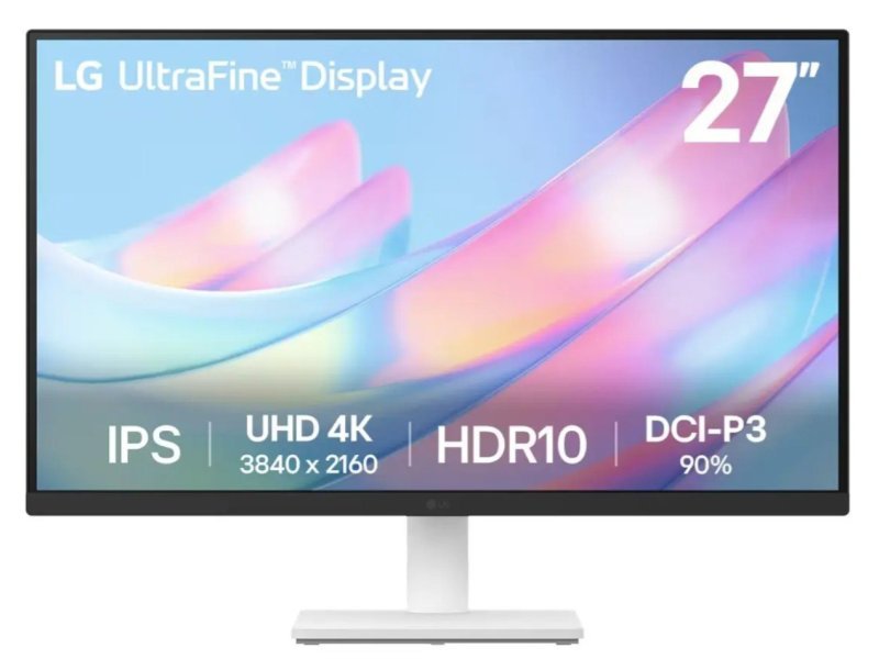 Monitor LG UltraFine - Tela IPS UHD 4K 27", HDR10, DCI-P3 90%