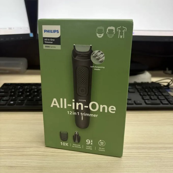 Aparador de Pelos Philips All-in-One 12 em 1 Série 3000 + Frete Grátis