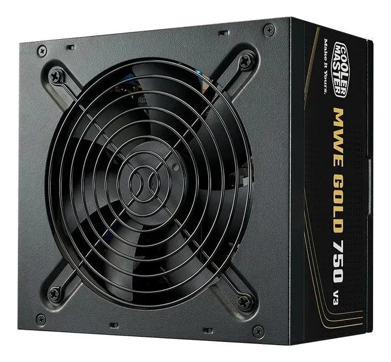 Fonte Cooler Master Mwe 750 V3 750w Atx 3.1 Preto