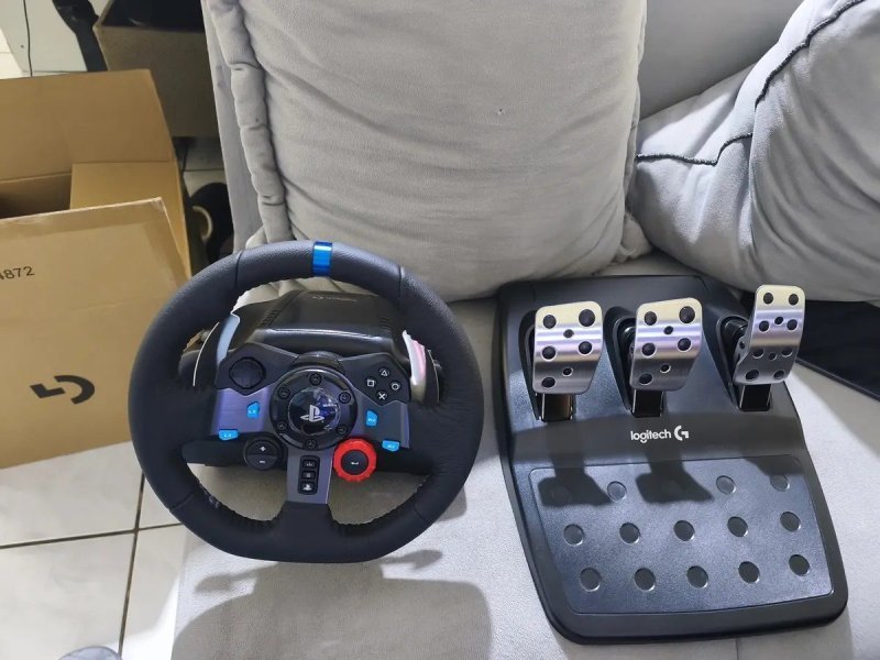 Volante Gamer G29 Driving Force Logitech G Preto com Frete Grátis