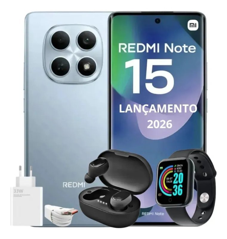 Xiaomi Redmi Note 15 256GB 16GB RAM Dual Sim Celular