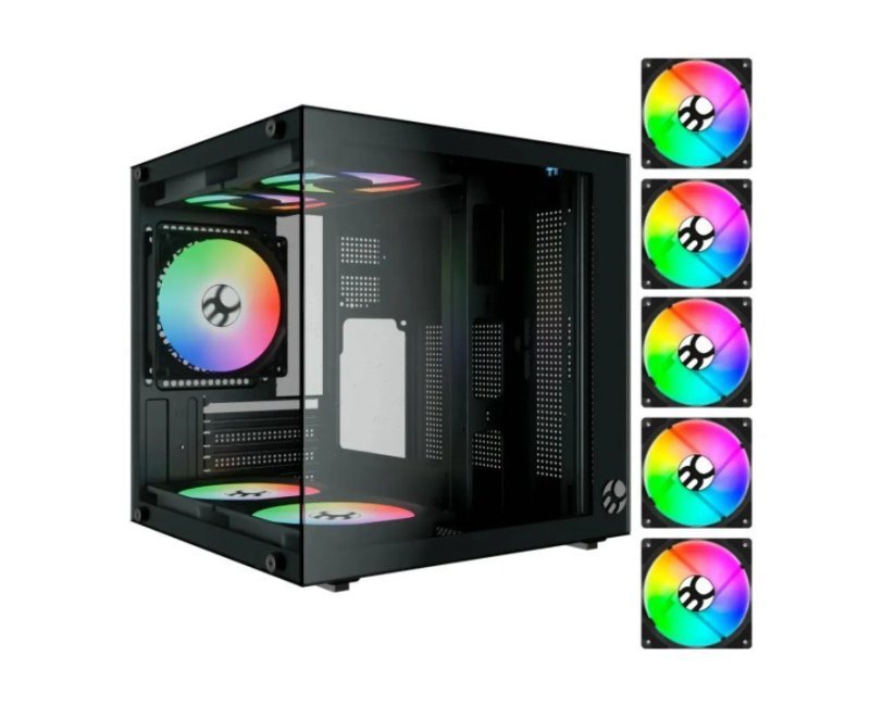 Gabinete Gamer Bluecase Life Pro com 5 Fans