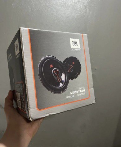 Par alto falante JBL multisystem 6TRMS80 Triaxial 6 Pol 160w cor preto