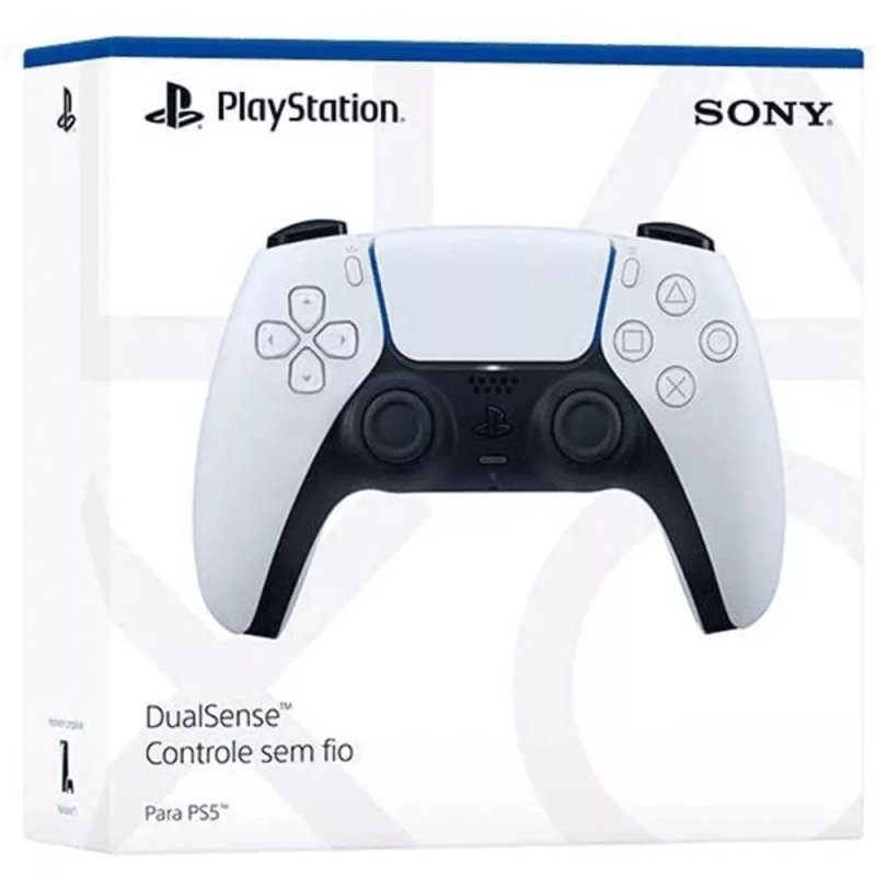 Controle Sem Fio Sony DualSense Para PlayStation 5 Branco
