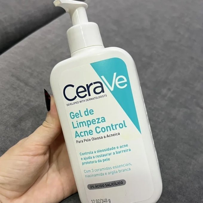 Gel Limpeza Facial CeraVe para Acne 340g