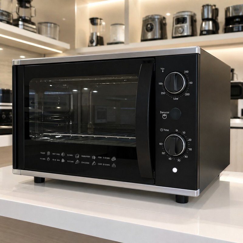 Forno Elétrico De Bancada Top 40l Black - Fogatti