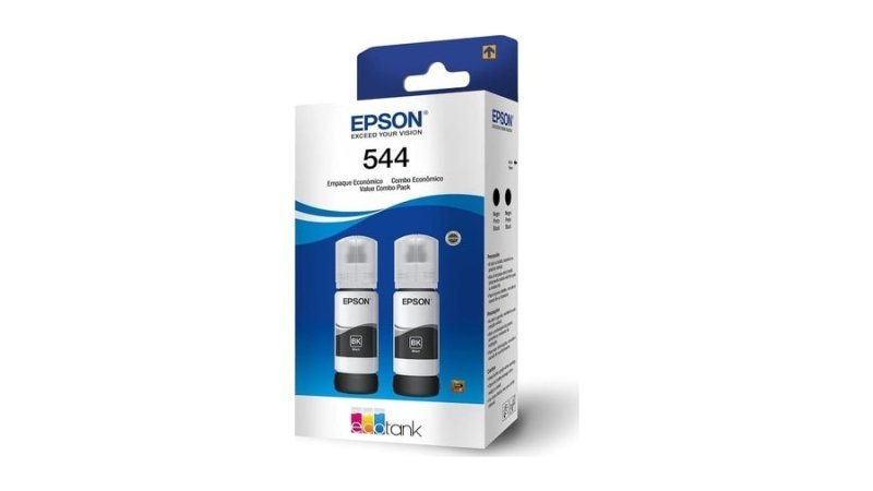 EPSON Kit de garrafas de tintas originais 2 garrafas pretas T544,T544120-2P