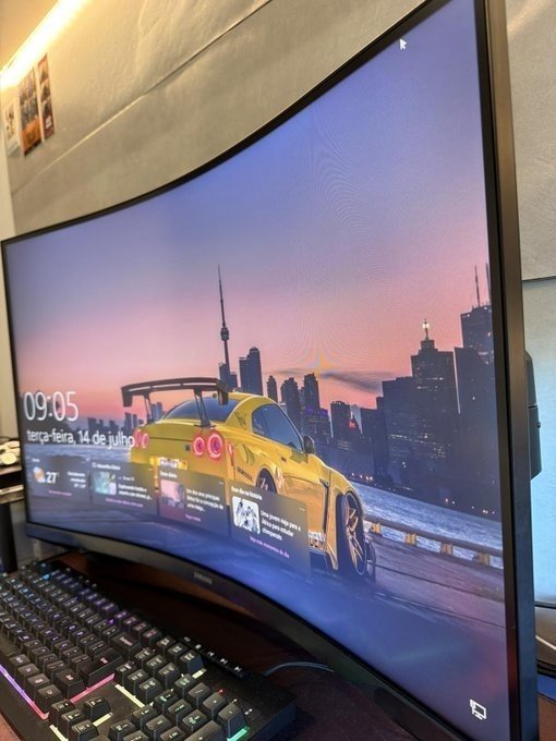 Monitor Gamer Samsung Odyssey G5 32" QHD 165Hz 1ms + Frete Grátis