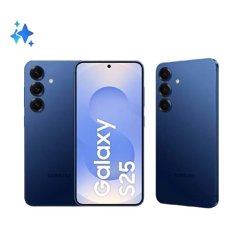 Samsung Galaxy S25 5G, 256GB, 12GB, Câmera Tripla - Azul marinho