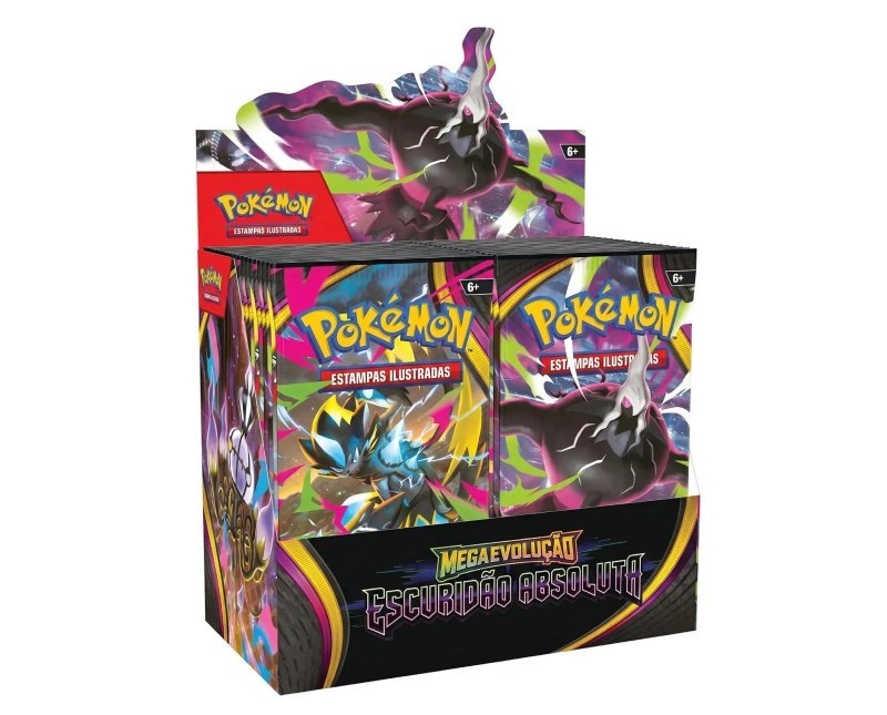 Pokémon TCG: Mega Evolução - Escuridão Absoluta - Booster Box - Português