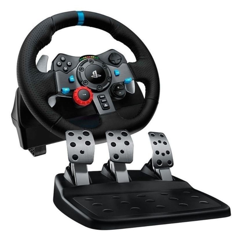 Volante de Corrida Driving Force c/ pedal Logitech G29 PS4