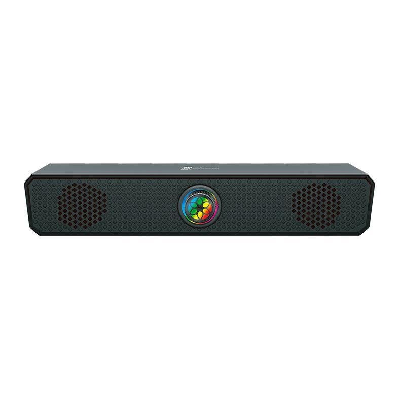 Caixa de Som R8 SP04, 2x3W RMS, USB, Preto, R8-SP04-RBW-V2