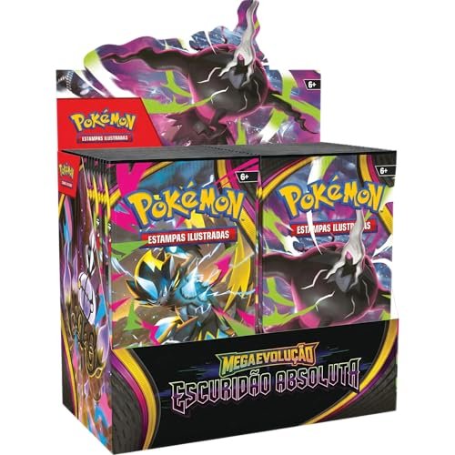 Pokémon TCG: Mega Evolução - Escuridão Absoluta - Booster Box - Português, Jogo de Cartas