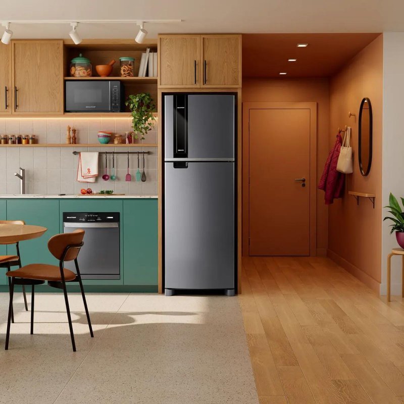 Geladeira Brastemp Frost Free 385L Duplex Inox BRM46MK