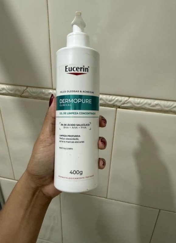 EUCERIN Gel de Limpeza Facial AntiAcne DermoPure Clinical Concentrado 400ml