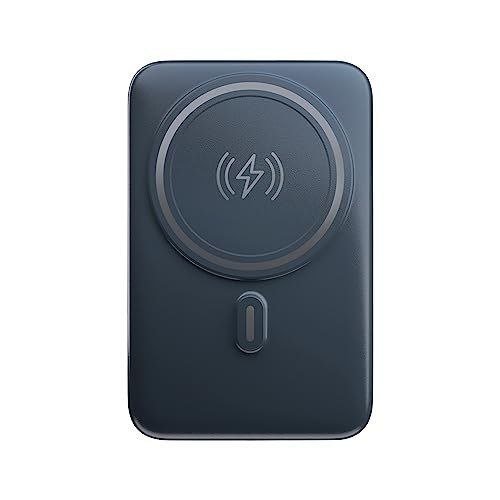 Geonav Power Bank, Carregador Portátil Universal por Indução 10.000mAh, Carregamento rápido, Suporte Dobrável, Compatível com MagSafe, PB10MAGSG, Cinza