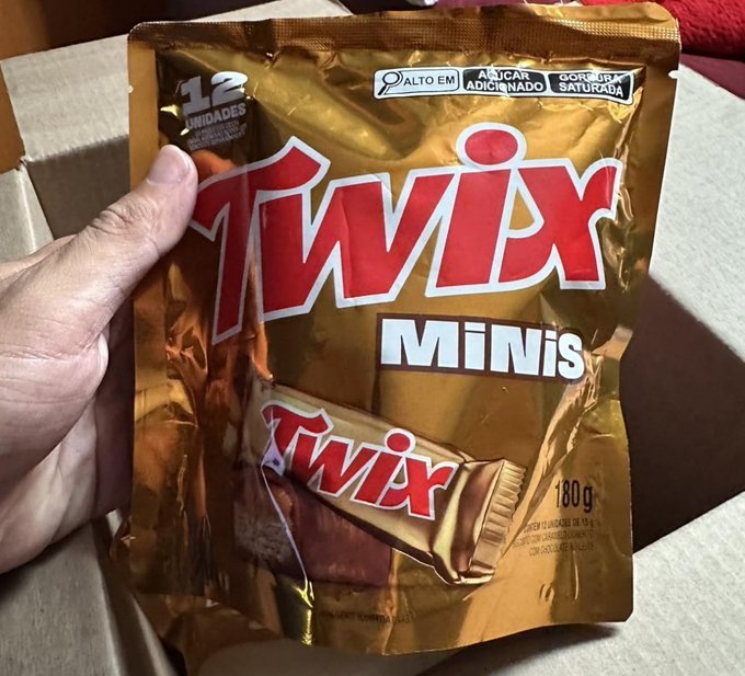 Chocolate Twix Original Minis 180g + Frete Grátis