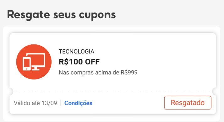 Cupons Shopee em Tecnologia