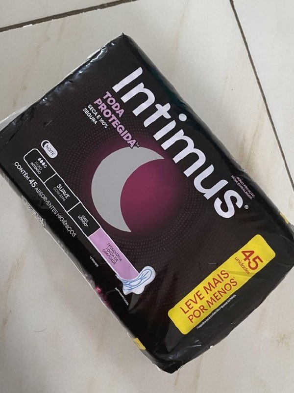 Absorvente Intimus Noturno Suave Com abas 45 un.