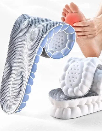 Palmilha De Altissimo Conforto 4d Tênis Sapatos Ortopédica