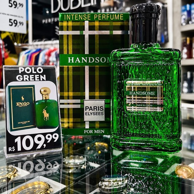 Perfume Handsome Green EDT 100ml + Frete Grátis