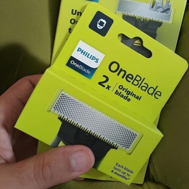 Lâminas de reposição originais Philips OneBlade, Pacote com 2