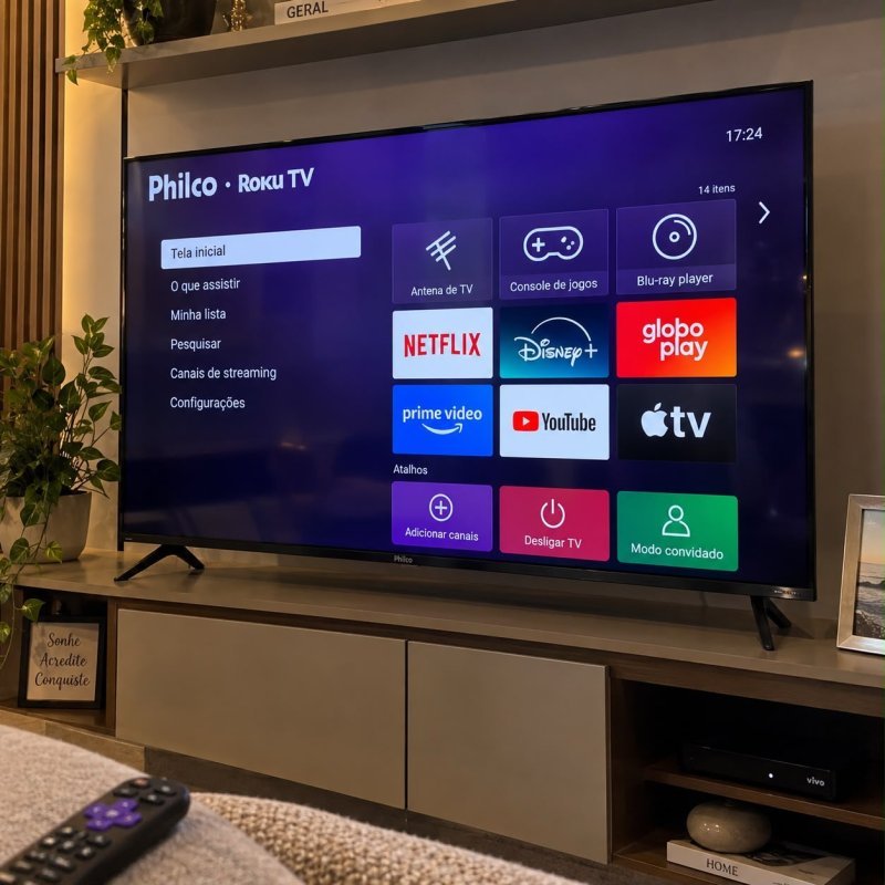 Smart TV Philco 50" 4K UHD Roku TV HDR10