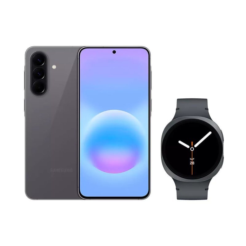 Galaxy A57 5G (128GB) Cinza + Galaxy Watch8 BT
