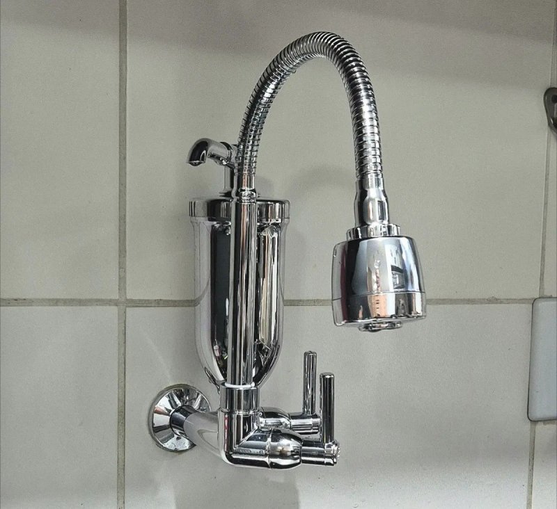 Torneira Com Filtro Com Purificador Agua Bica Flexível