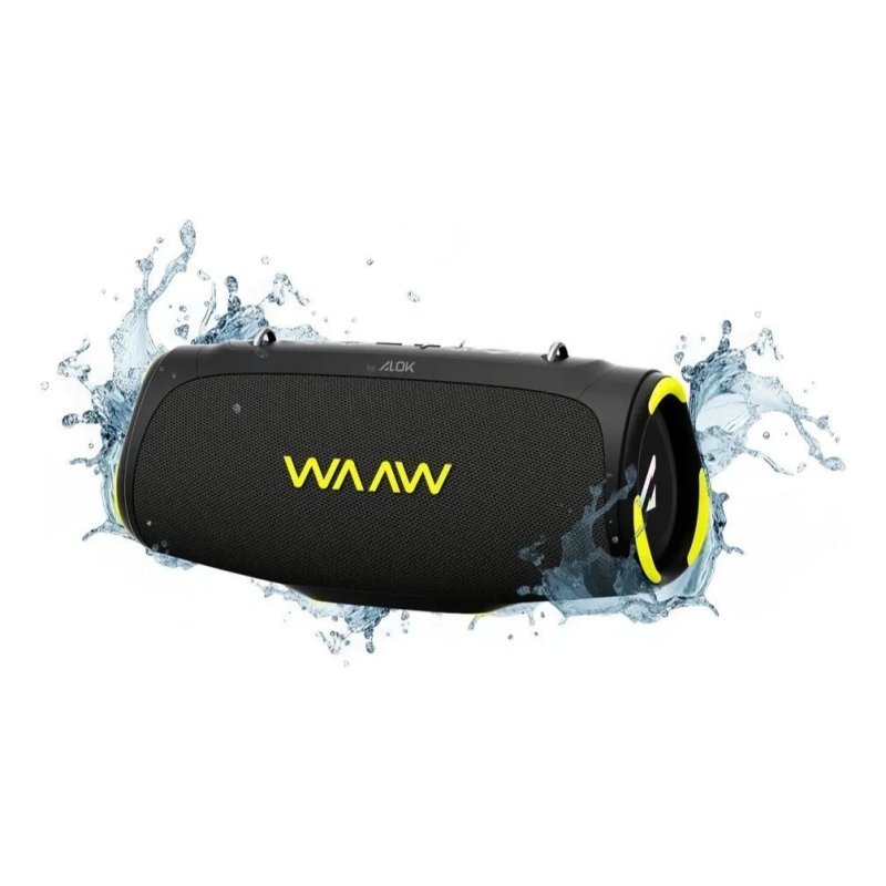 Caixa de Som Bluetooth Boombox Boom 110 40W Rms Ipx7 Waaw By Alok