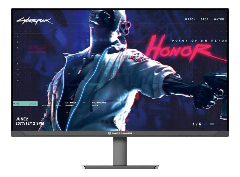 Monitor Gamer Safe Gamer 27 Fhd 180hz 1ms Hdmi Dp Ips Preto