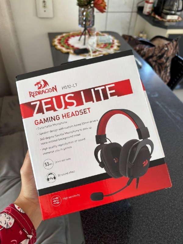 Headset Redragon Zeus Lite H510-LT + Frete Grátis