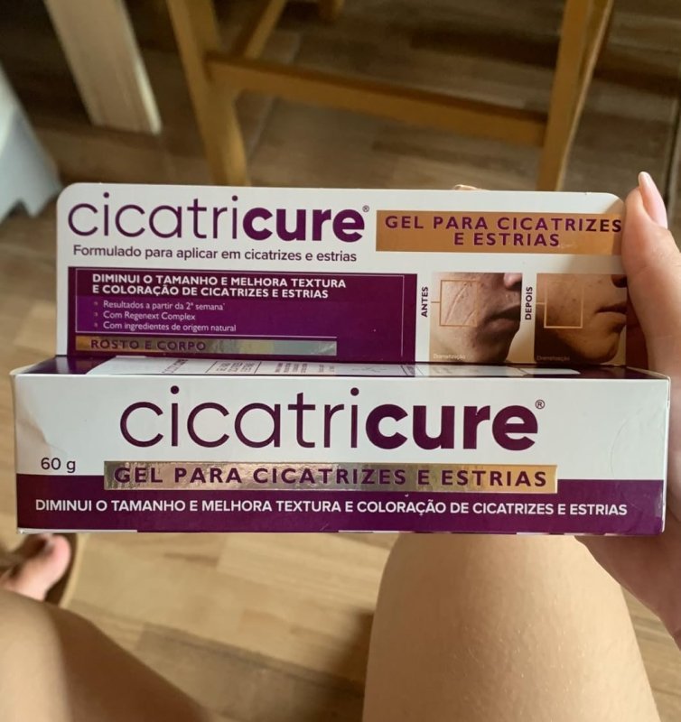 Cicatricure Gel para Cicatrizes e Estrias 30g - Hidrata e Uniformiza a Pele