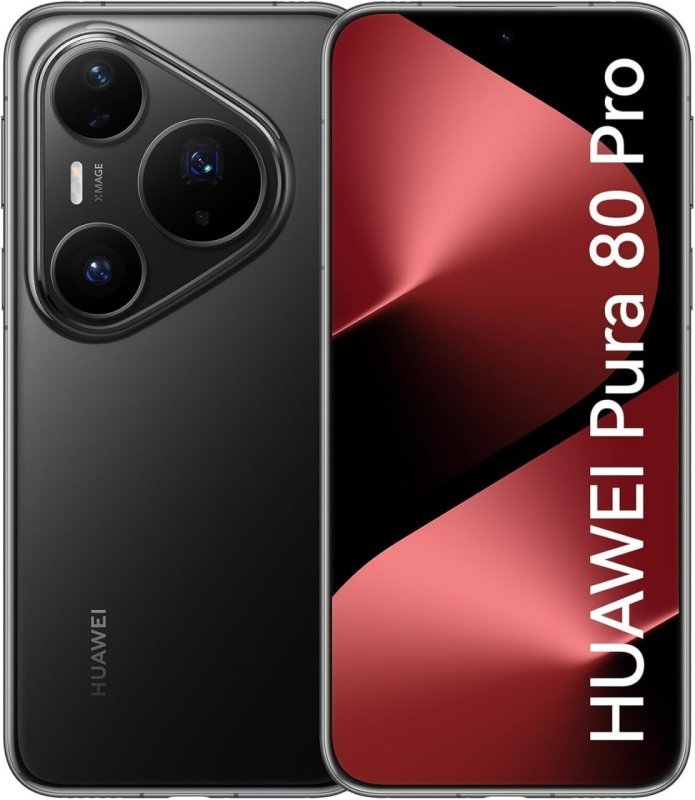 HUAWEI Pura 80 Pro - 512GB 12GB RAM - Câmera Ultra 1 Polegada - Preto