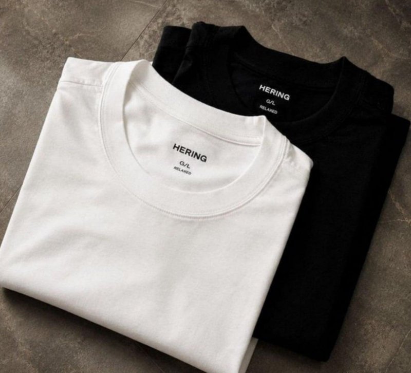 Kit com 2 Camisetas Básicas Relaxed Hering