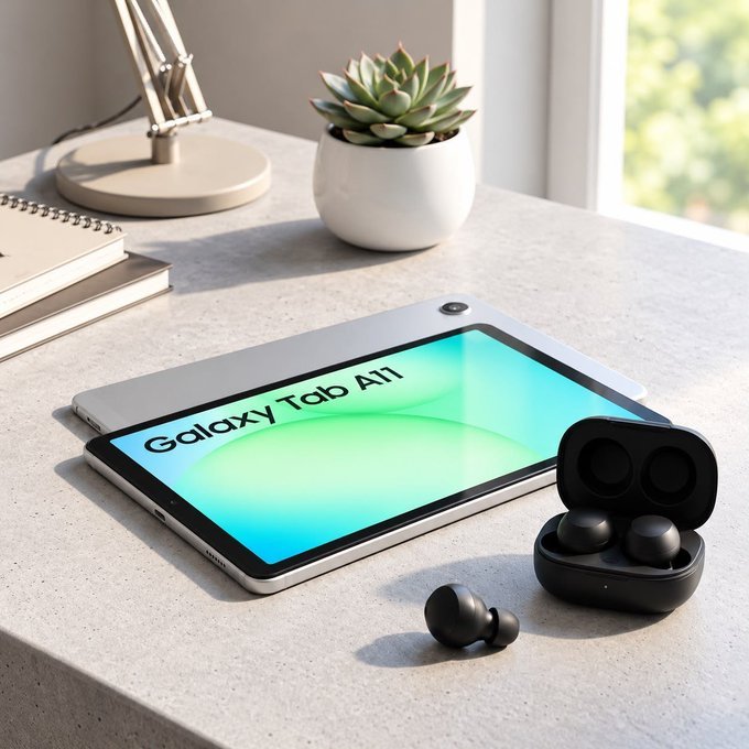 Tablet Samsung Galaxy Tab A11+ 128GB 6GB Ram + Samsung Galaxy Buds Core + Frete Grátis