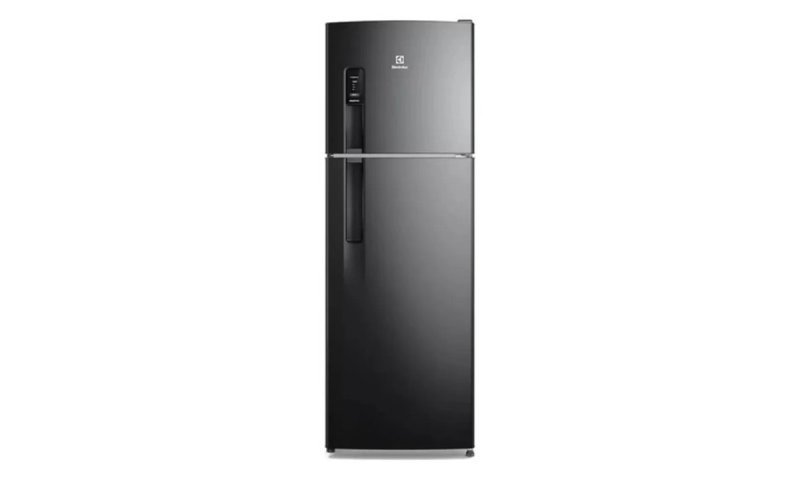 Geladeira Electrolux Frost Free 380L AutoSense Inverter Black Inox Look (If41b) 127v