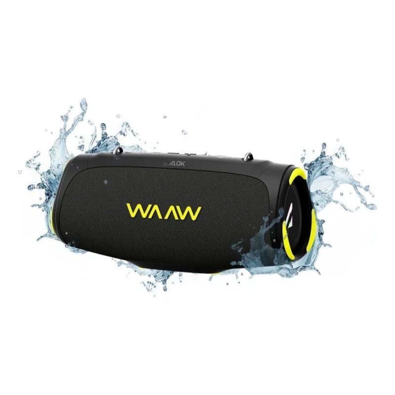 Caixa de Som Bluetooth Boombox Boom 110 40W Rms Ipx7 Waaw By Alok